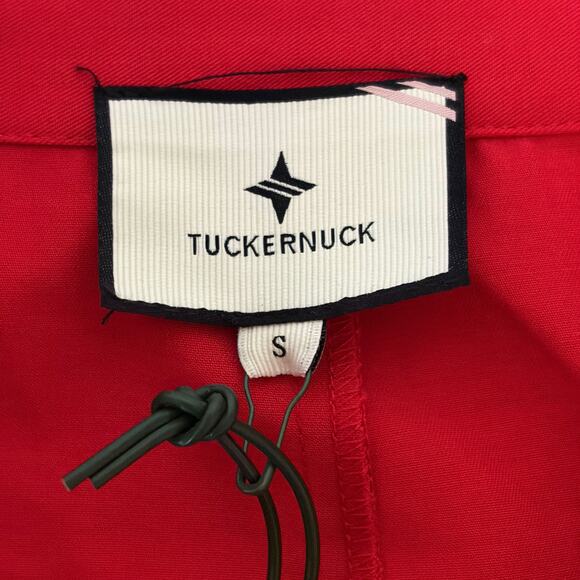 TUCKERNUCK NWT Scout Large Buttons Mini Dress in Red Size S - Picture 9 of 12